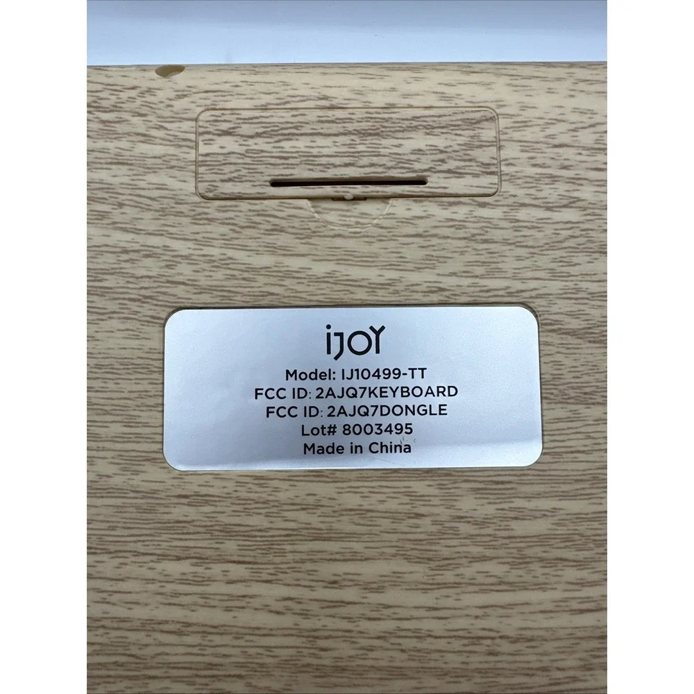 iJoy Wireless‎ Wooden Keyboard - Open Box